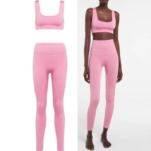 NWT Prism² London Awaken Leggings and Serene Sports Bra in Bubblegum Activewear